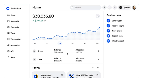 Coinbase Commerce Merchant Dashboard and Transaction Management
